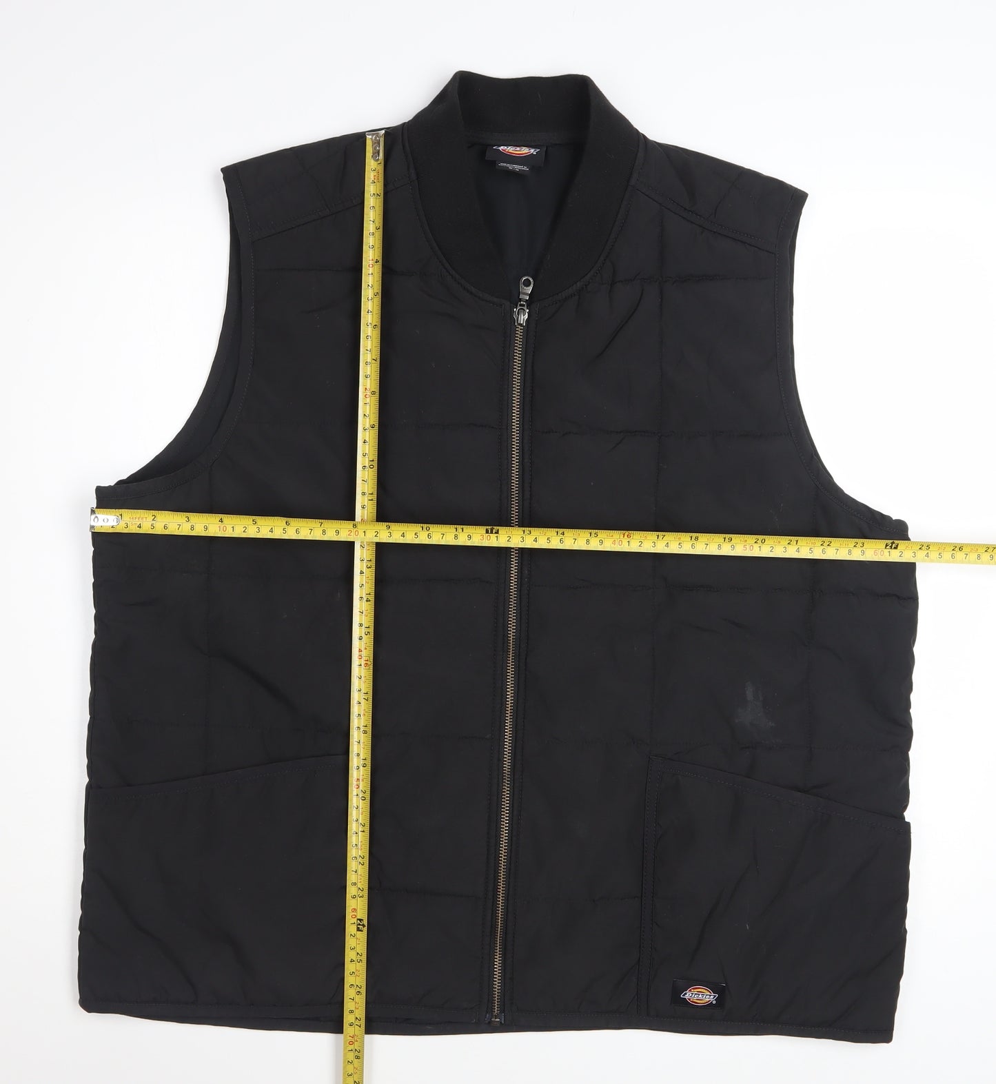 Dickies Men’s Black Quilted Work Bodywarmer Waistcoat XL