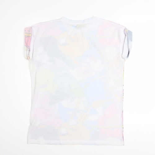 Adventure Time Womens Multicoloured Size 8 Cartoon Print T-Shirt