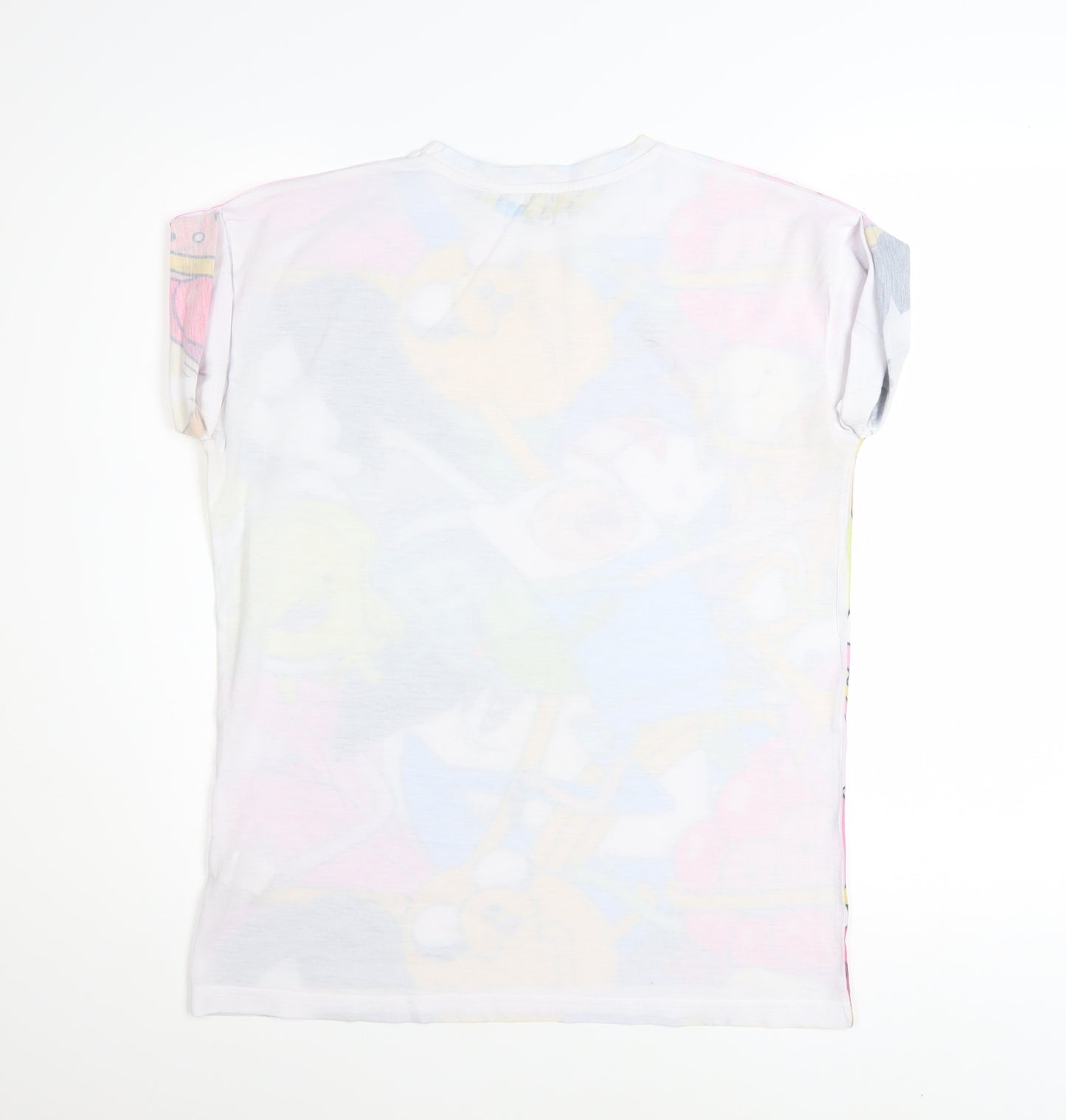 Adventure Time Womens Multicoloured Size 8 Cartoon Print T-Shirt
