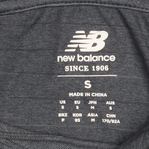 New Balance Men's Grey Pullover Athletic Hoodie S