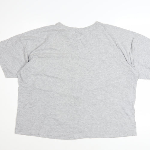 Peanuts Women’s Grey Snoopy Graphic T-Shirt Size 16 Relaxed Fit