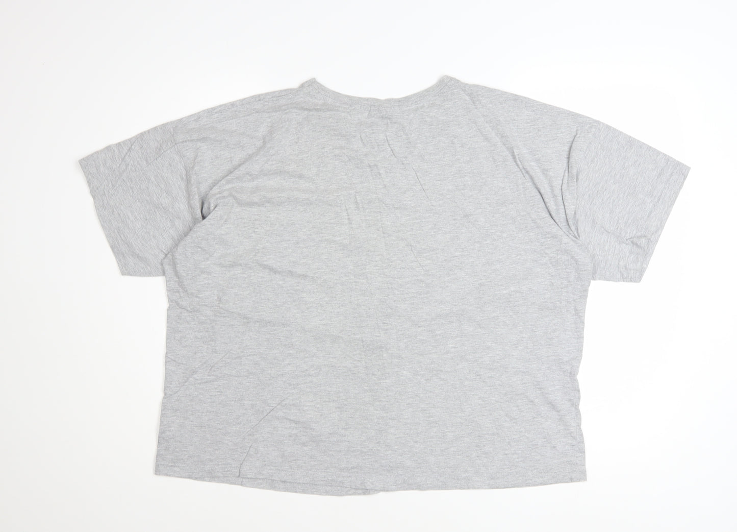 Peanuts Women’s Grey Snoopy Graphic T-Shirt Size 16 Relaxed Fit