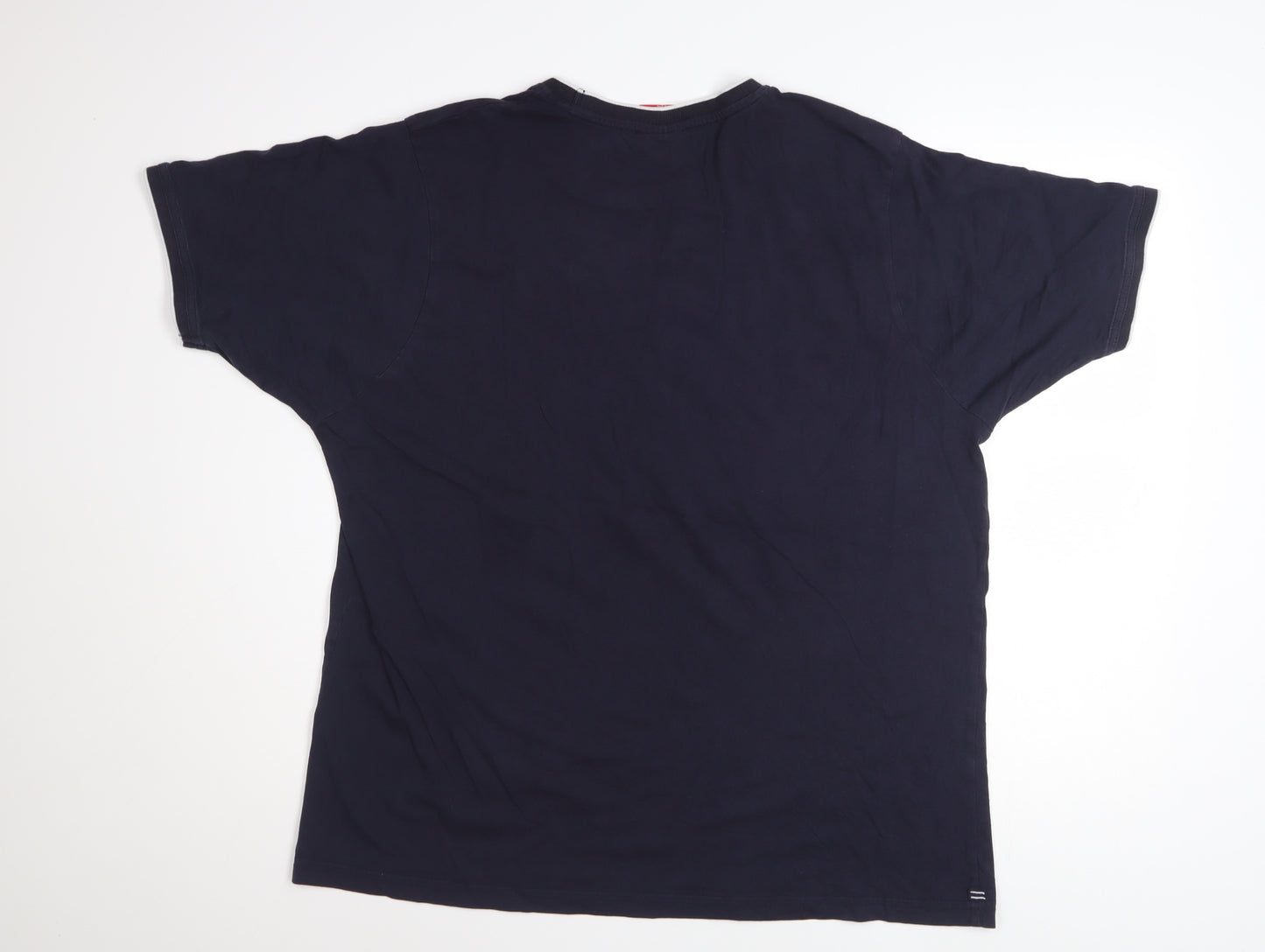 Slazenger Mens Blue XL Crew Neck Cotton T-Shirt
