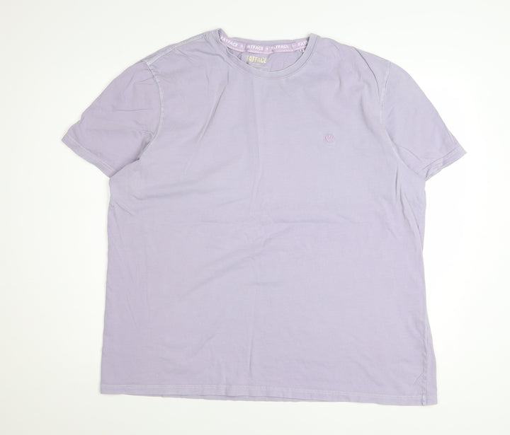FatFace Men's Purple Organic Cotton XL Regular Fit T-Shirt