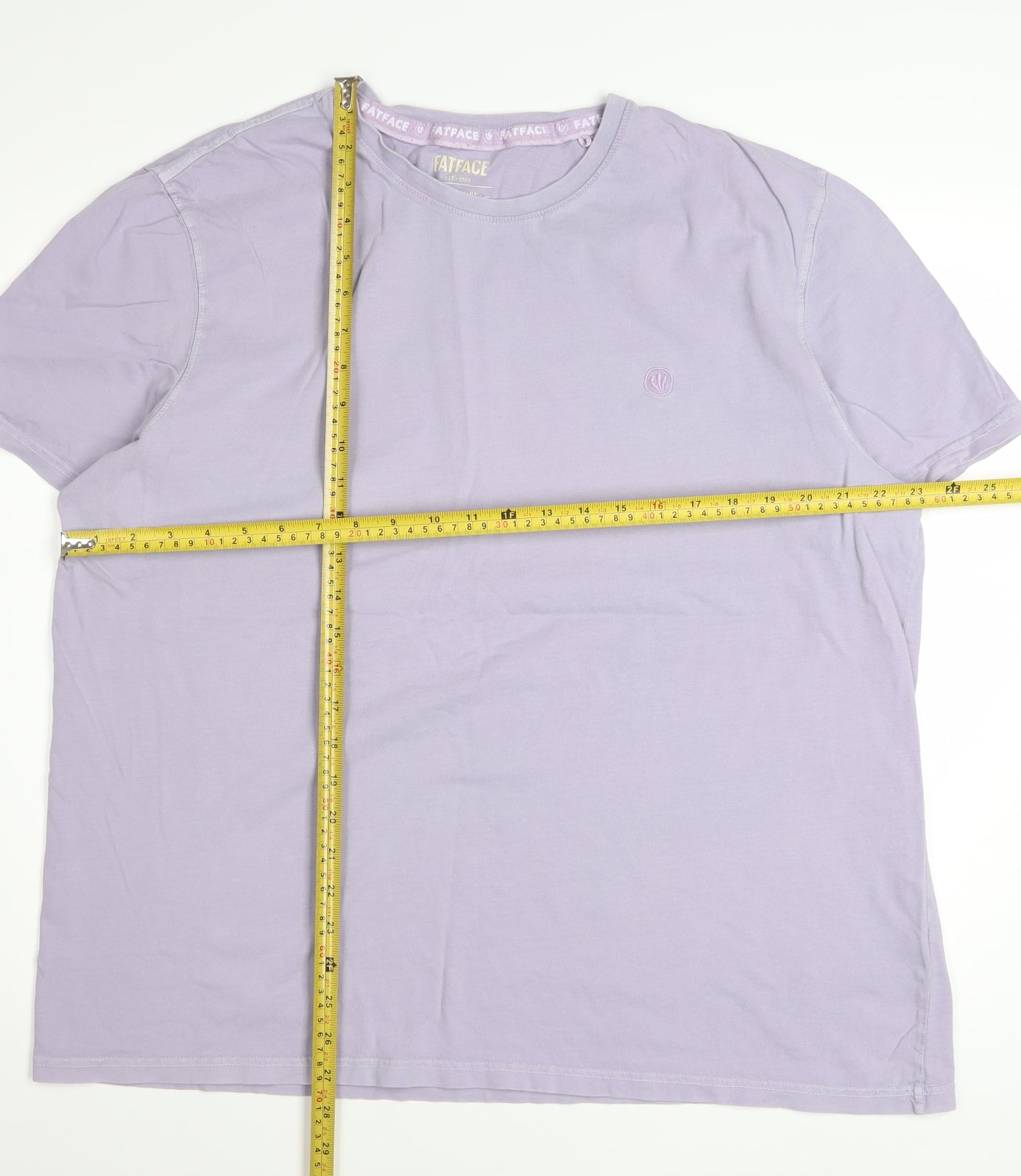 FatFace Men's Purple Organic Cotton XL Regular Fit T-Shirt