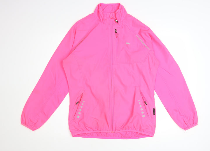 Trespass Womens Pink Windbreaker Jacket M Reflective Lightweight Outdoor