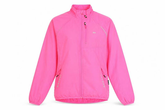 Trespass Womens Pink Windbreaker Jacket M Reflective Lightweight Outdoor
