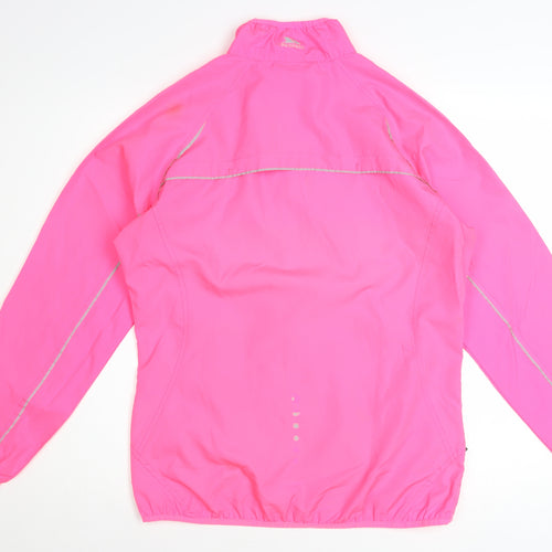 Trespass Womens Pink Windbreaker Jacket M Reflective Lightweight Outdoor
