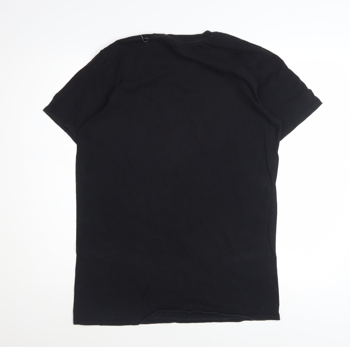 6TN Men's Black Funny Bicycle Graphic Cotton T-Shirt Size M
