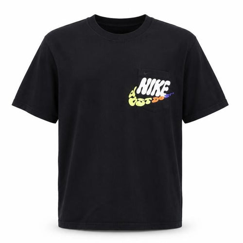 Nike Men's Black Loose Fit Graphic Pocket T-Shirt Size M