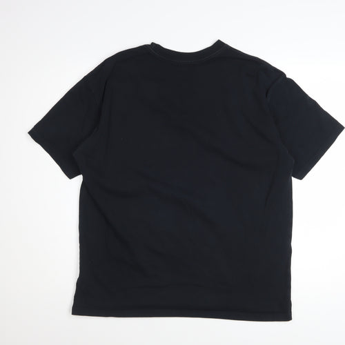 Nike Men's Black Loose Fit Graphic Pocket T-Shirt Size M
