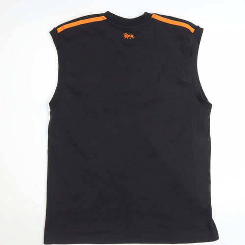 Lonsdale Men's Black Sleeveless Sports T-Shirt Size S