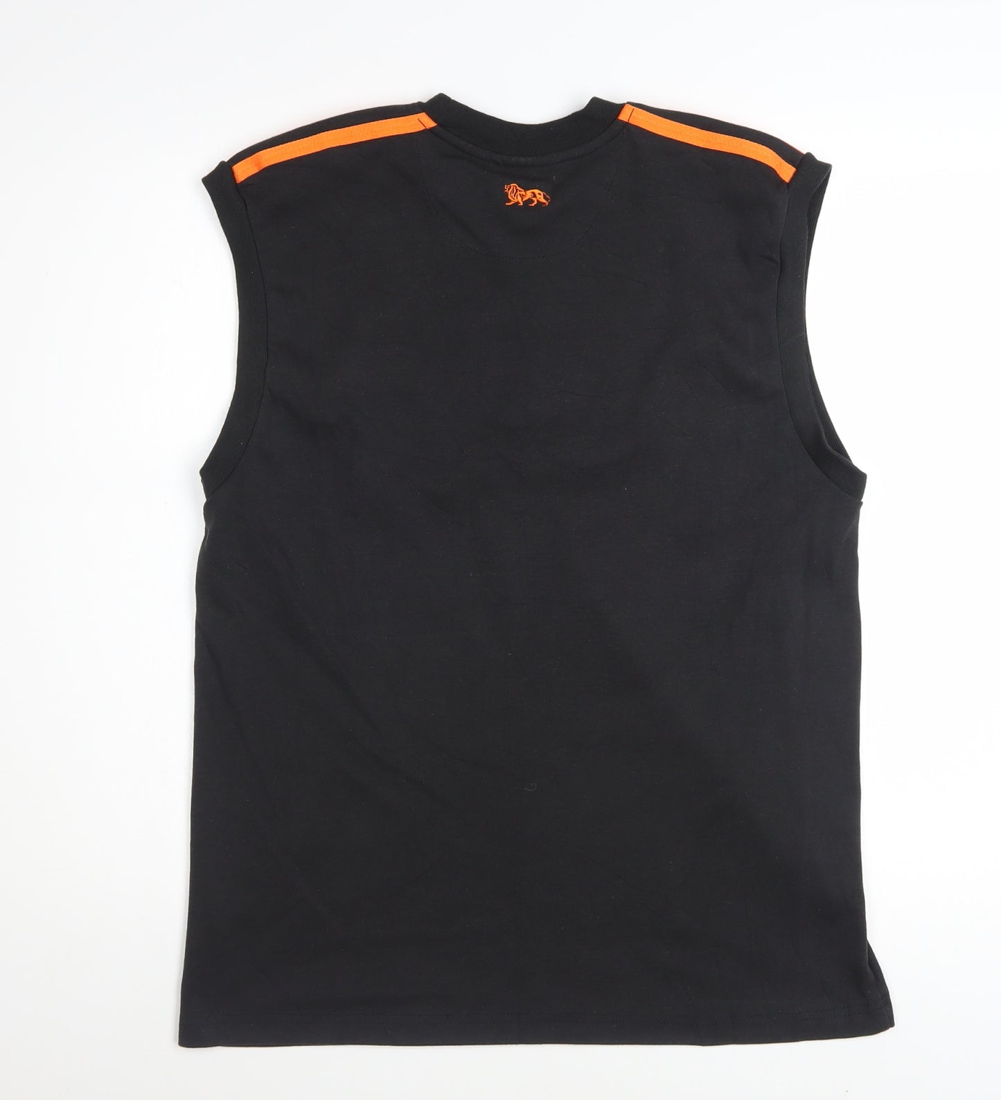 Lonsdale Men's Black Sleeveless Sports T-Shirt Size S