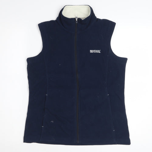 Regatta Womens Blue Fleece Waistcoat Size 10 Bodywarmer Gilet