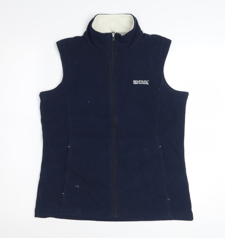 Regatta Womens Blue Fleece Waistcoat Size 10 Bodywarmer Gilet