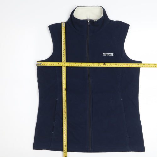 Regatta Womens Blue Fleece Waistcoat Size 10 Bodywarmer Gilet