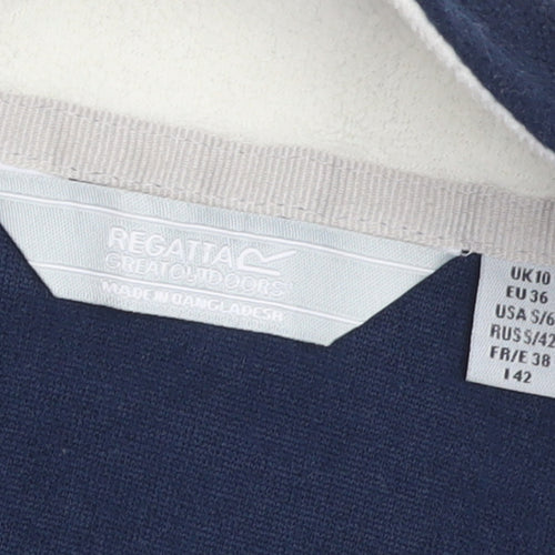 Regatta Womens Blue Fleece Waistcoat Size 10 Bodywarmer Gilet