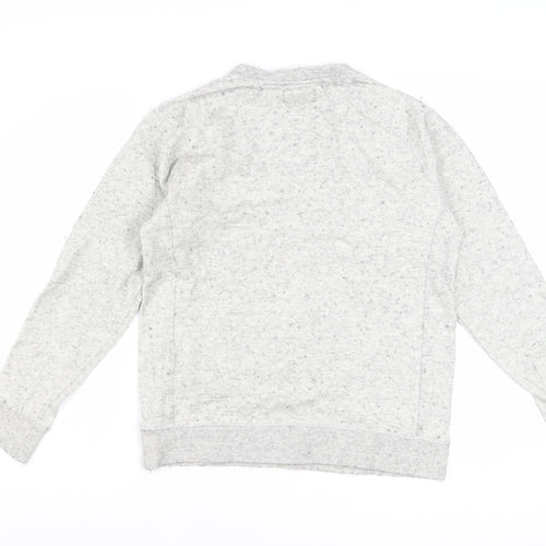 Norse Projects Women's Grey Wool Cotton Pullover Sweatshirt Size S