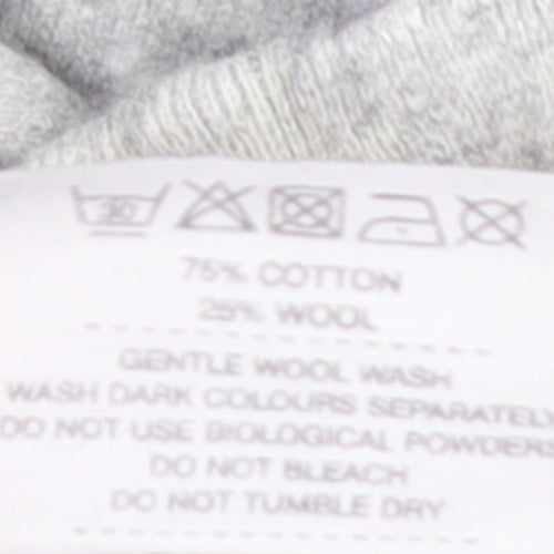 Norse Projects Women's Grey Wool Cotton Pullover Sweatshirt Size S