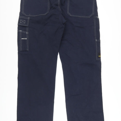 Tranemo Workwear Navy Mens Cargo Flame Resistant Trousers Size 36