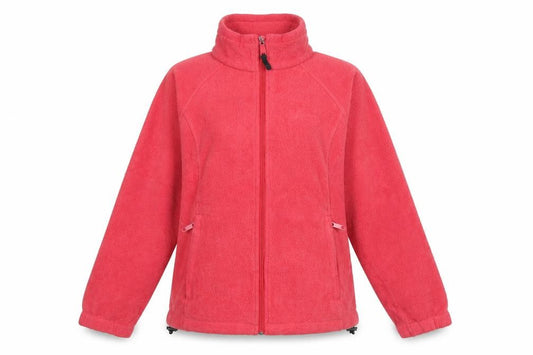 Columbia Girls Pink Fleece Full Zip Basic Jacket Size M
