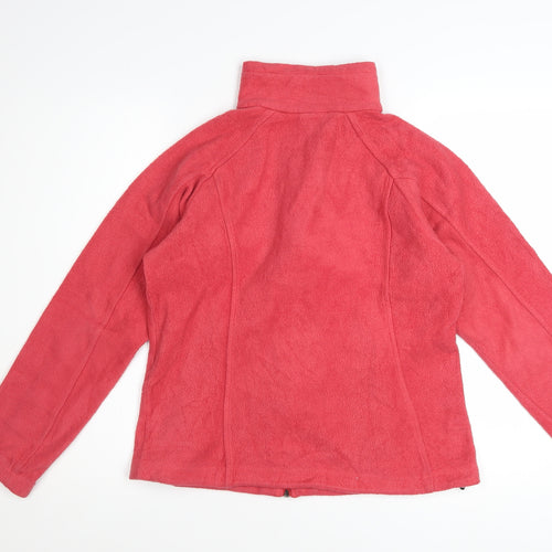 Columbia Girls Pink Fleece Full Zip Basic Jacket Size M