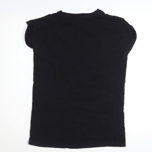 Ramones Women's Black Slim Fit Graphic T-Shirt Size 6