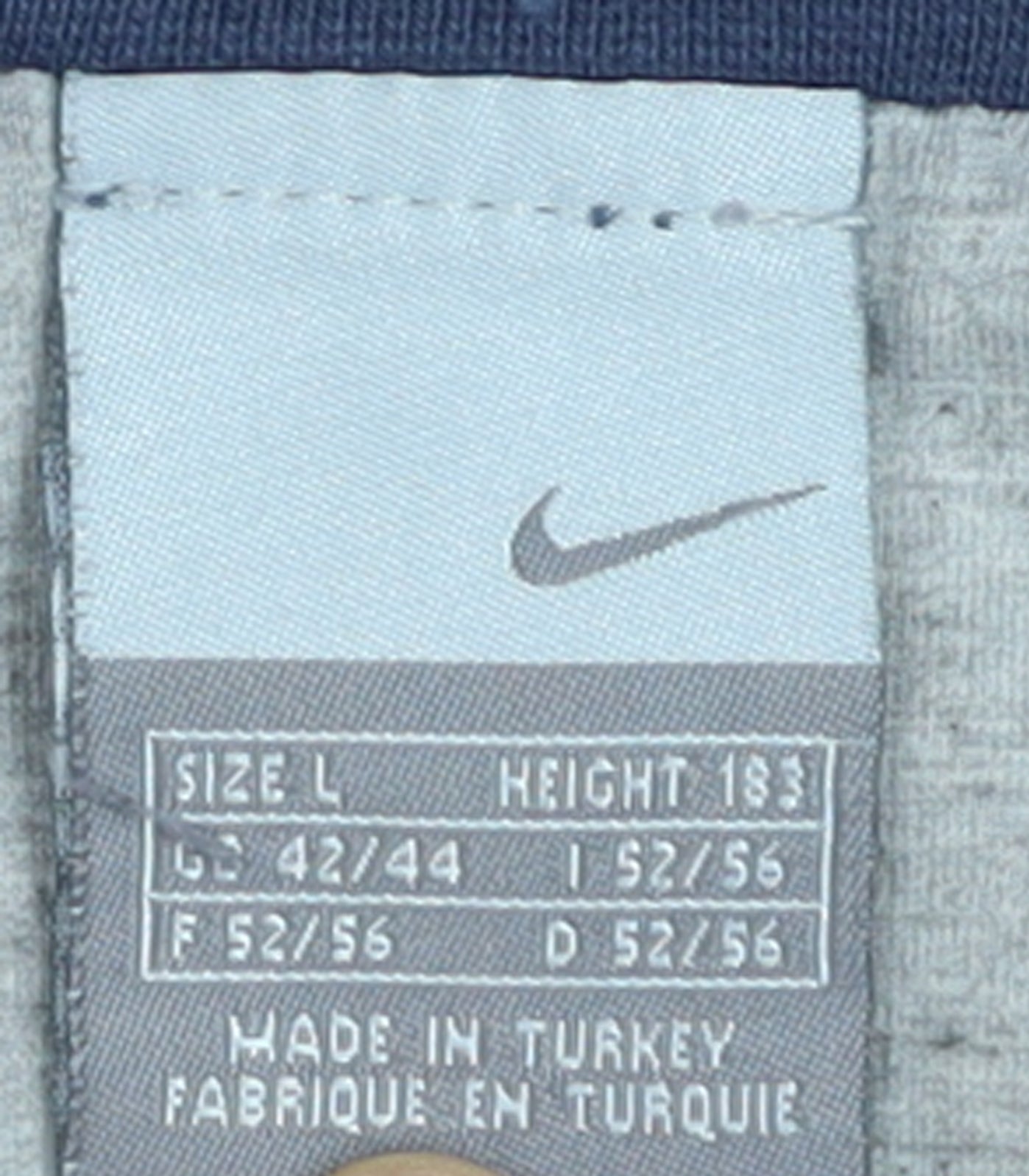 Nike Men's Navy Sleeveless Crew Neck Cotton T-Shirt Size L