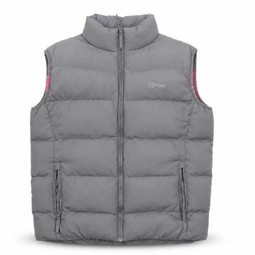 Hi Gear Women Grey Puffer Waistcoat Size 10 Insulated Outdoor Vest