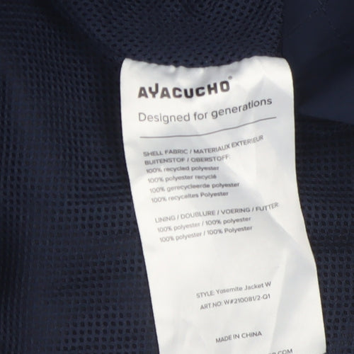 Ayacucho Men's Blue XL Waterproof Hooded Outdoor Jacket