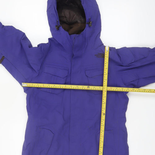The North Face Womens Purple Waterproof Insulated Hooded Parka Jacket S