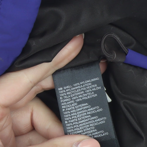 The North Face Womens Purple Waterproof Insulated Hooded Parka Jacket S