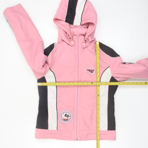 UST4 High Collection Women's Pink Ski Jacket Size S Hooded