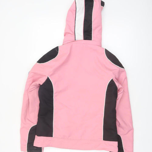 UST4 High Collection Women's Pink Ski Jacket Size S Hooded