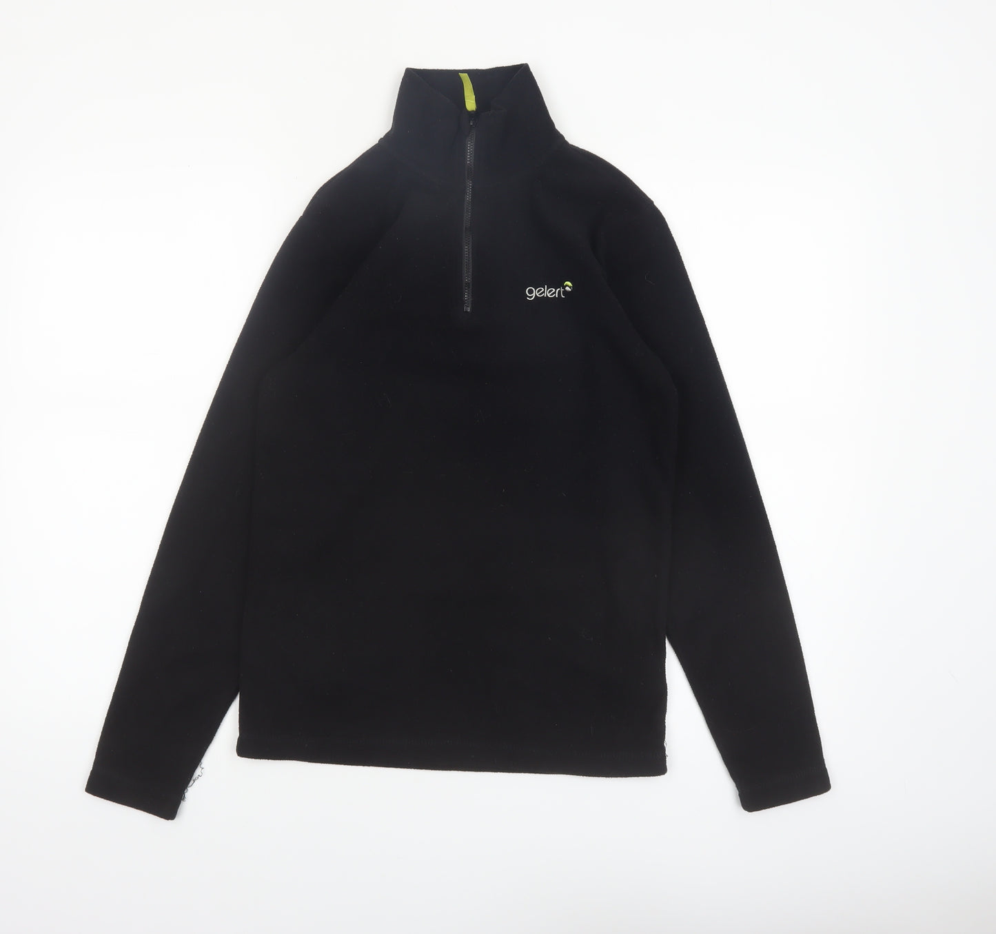 Gelert Boys Black Fleece 1/2 Zip Sweatshirt Size 13 Years 158cm