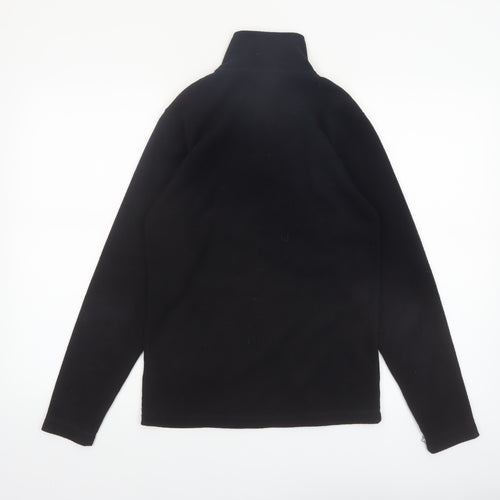 Gelert Boys Black Fleece 1/2 Zip Sweatshirt Size 13 Years 158cm