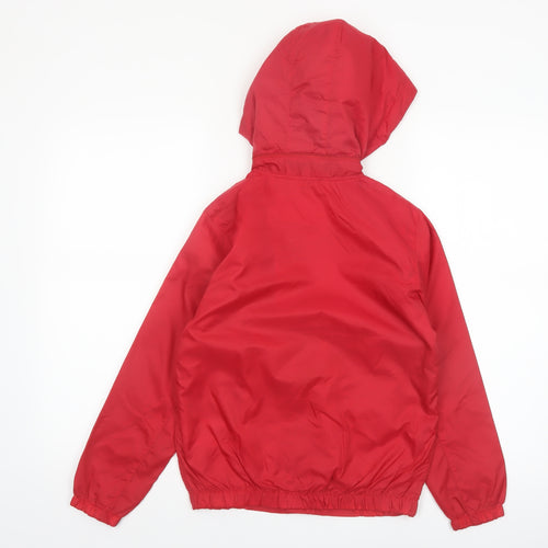 Firetrap Boys Red Hooded Full Zip Windbreaker Jacket 10-11 Years