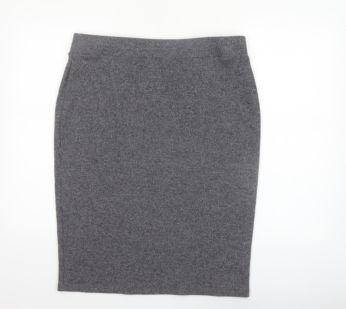 Next Women Grey Size 18 Pencil Knit Skirt