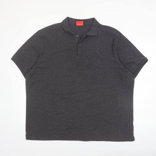 Slazenger Men's Grey 4XL Regular Fit Polo Shirt