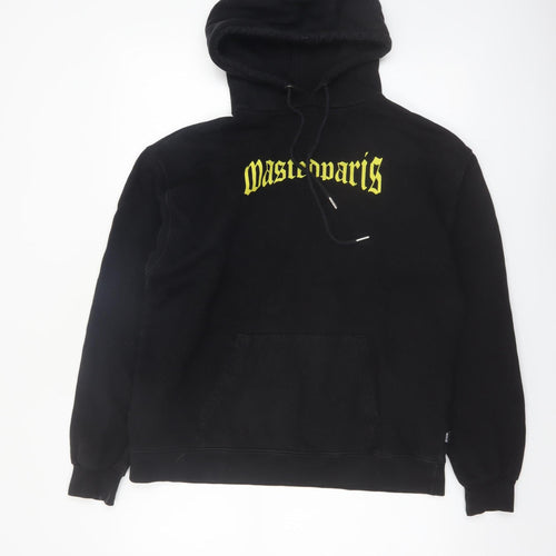 Wasted Paris Men's Black Pullover Hoodie S Streetwear Graphic Cotton