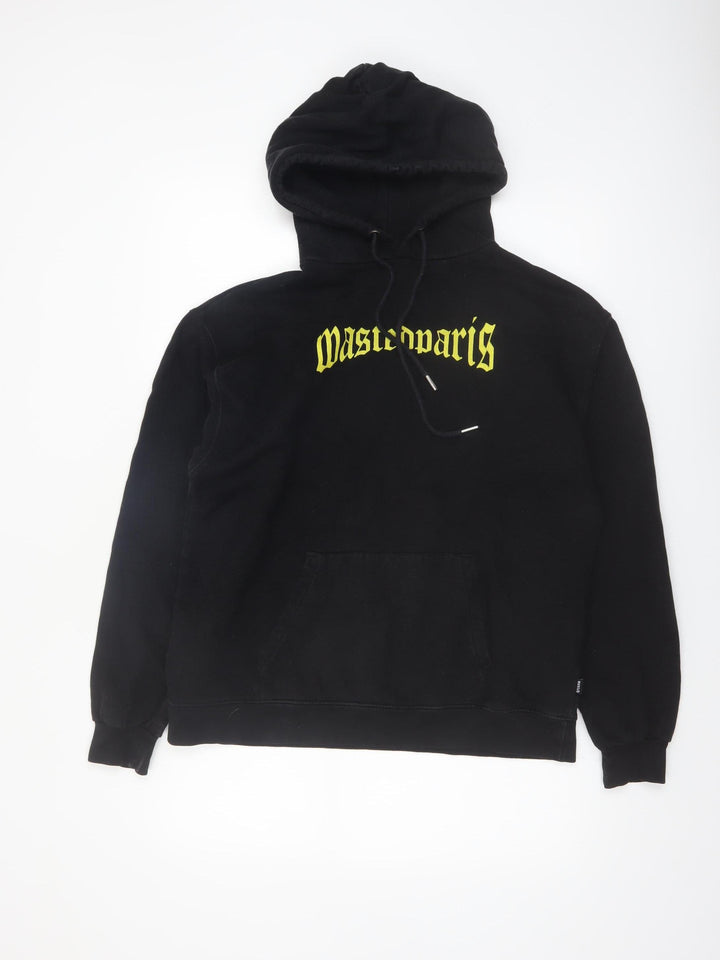 Wasted Paris Men's Black Pullover Hoodie S Streetwear Graphic Cotton