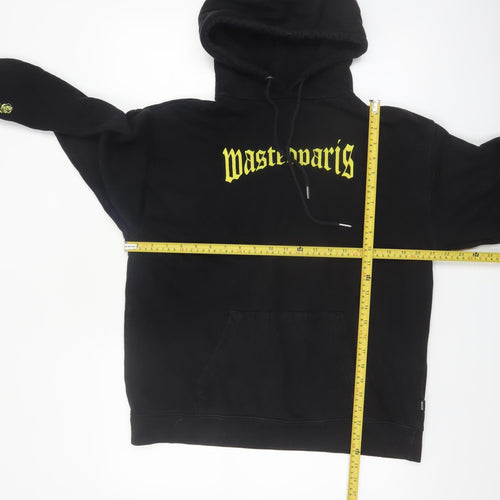 Wasted Paris Men's Black Pullover Hoodie S Streetwear Graphic Cotton