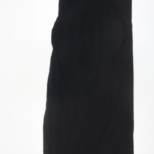 Mamalicious Women’s Black Long Tank Maternity Dress Size S