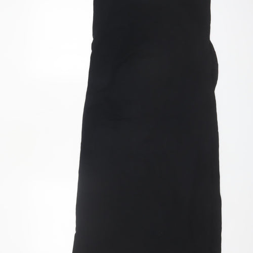 Mamalicious Women’s Black Long Tank Maternity Dress Size S
