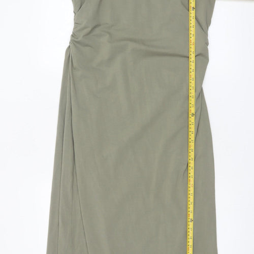 & Other Stories Women’s Green Bodycon Midi Dress Size 14