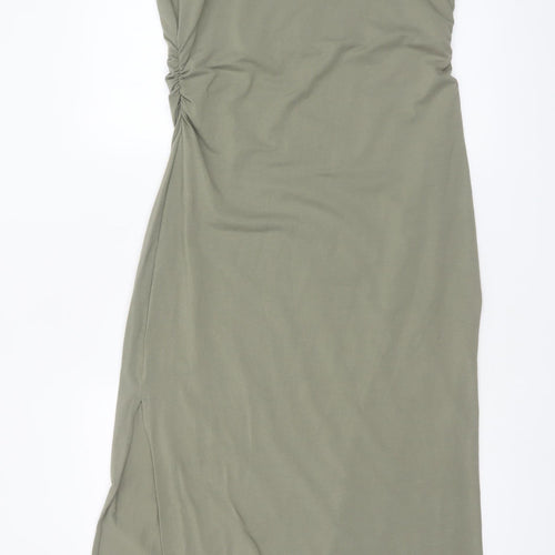 & Other Stories Women’s Green Bodycon Midi Dress Size 14