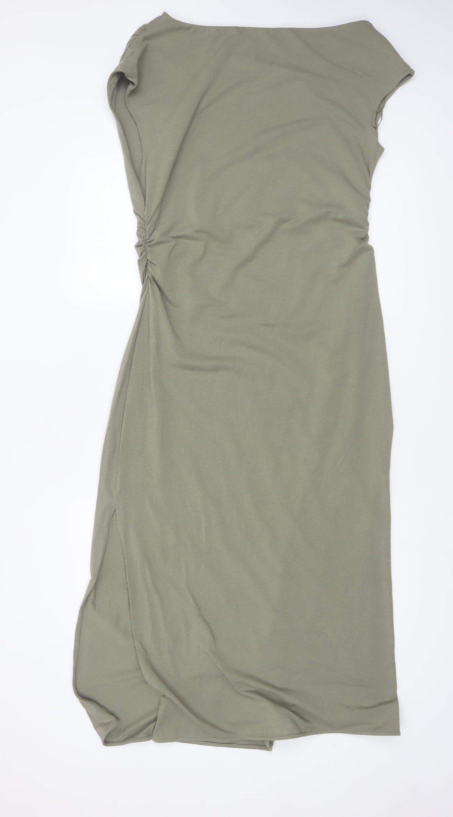 & Other Stories Women’s Green Bodycon Midi Dress Size 14