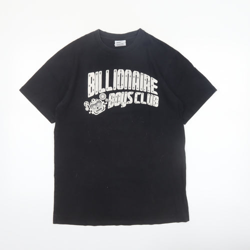 Billionaire Boys Club Men's Black Cotton Graphic T-Shirt Size S