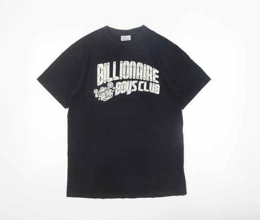 Billionaire Boys Club Men's Black Cotton Graphic T-Shirt Size S