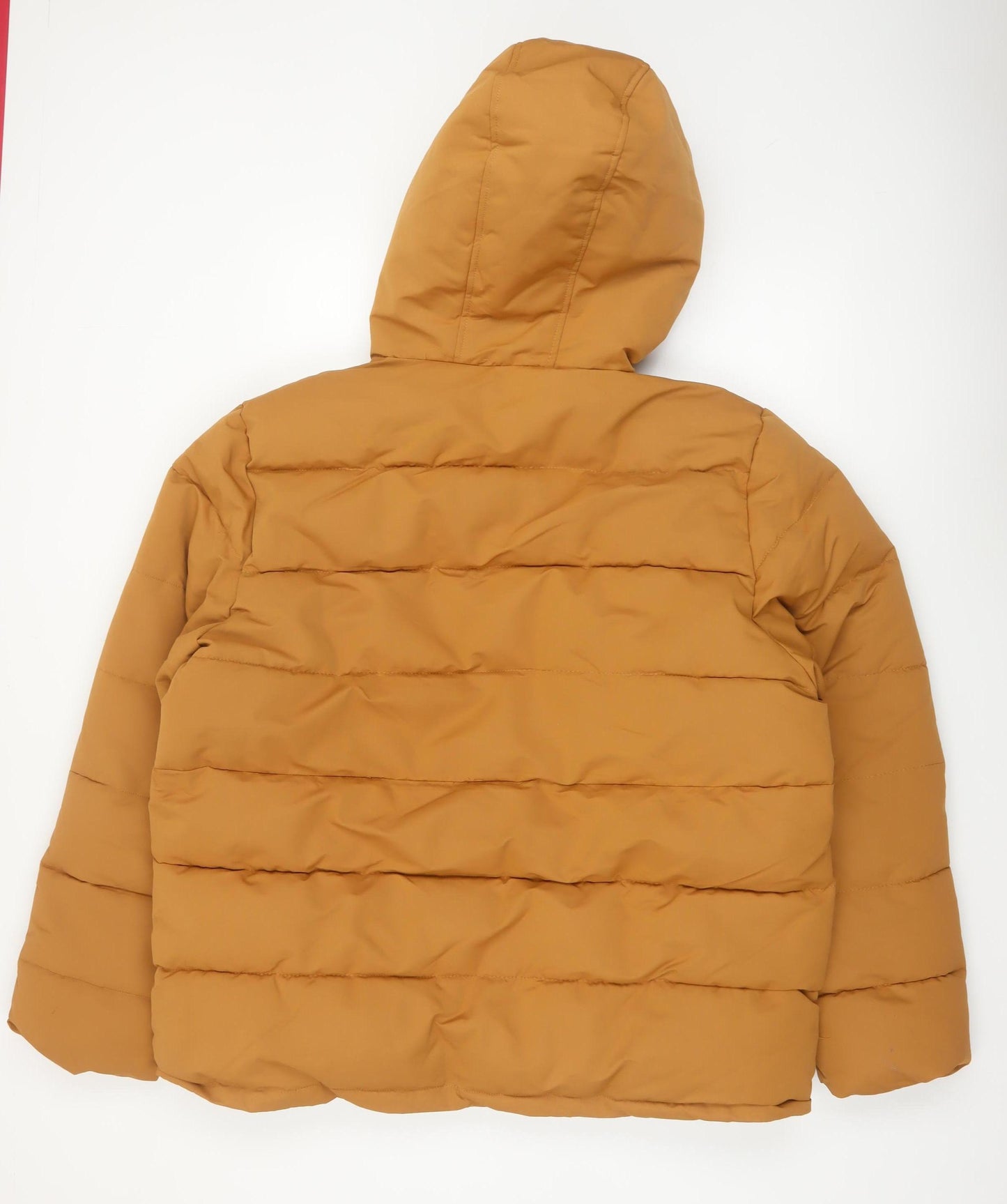 Canada Workgear Men's Brown XL Puffer Jacket Hooded Winter Coat